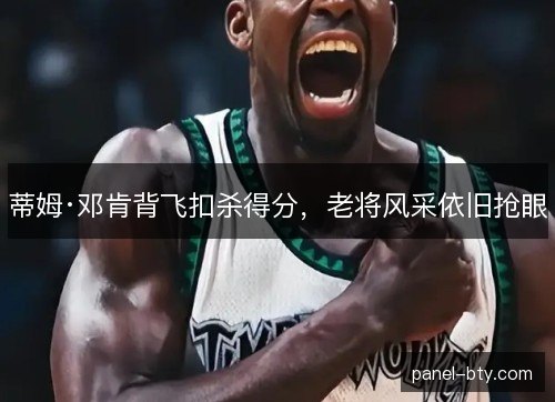 蒂姆·邓肯背飞扣杀得分,老将风采依旧抢眼 蒂姆·邓肯背飞扣杀得分,老将风采依旧抢眼